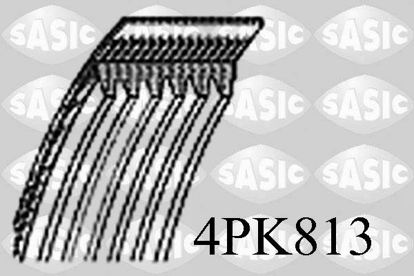 Pasek klinowy wielorowkowy SASIC 4PK813