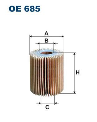 Filtr oleju FILTRON OE 685