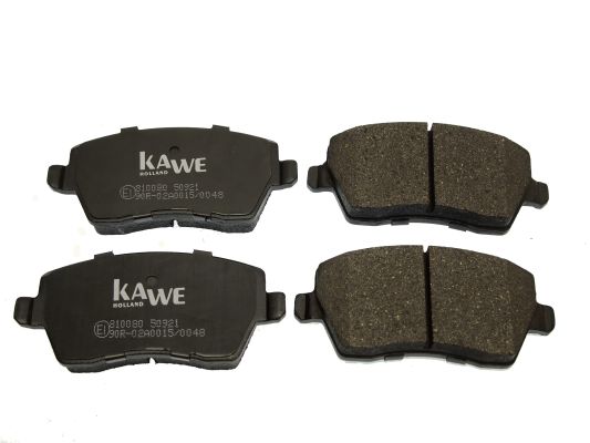 Zestaw klocków hamulcowych, hamulce tarczowe KAWE 810080