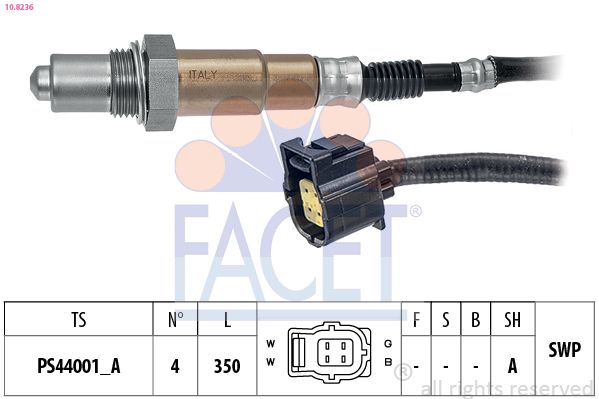 Sonda lambda FACET 10.8236