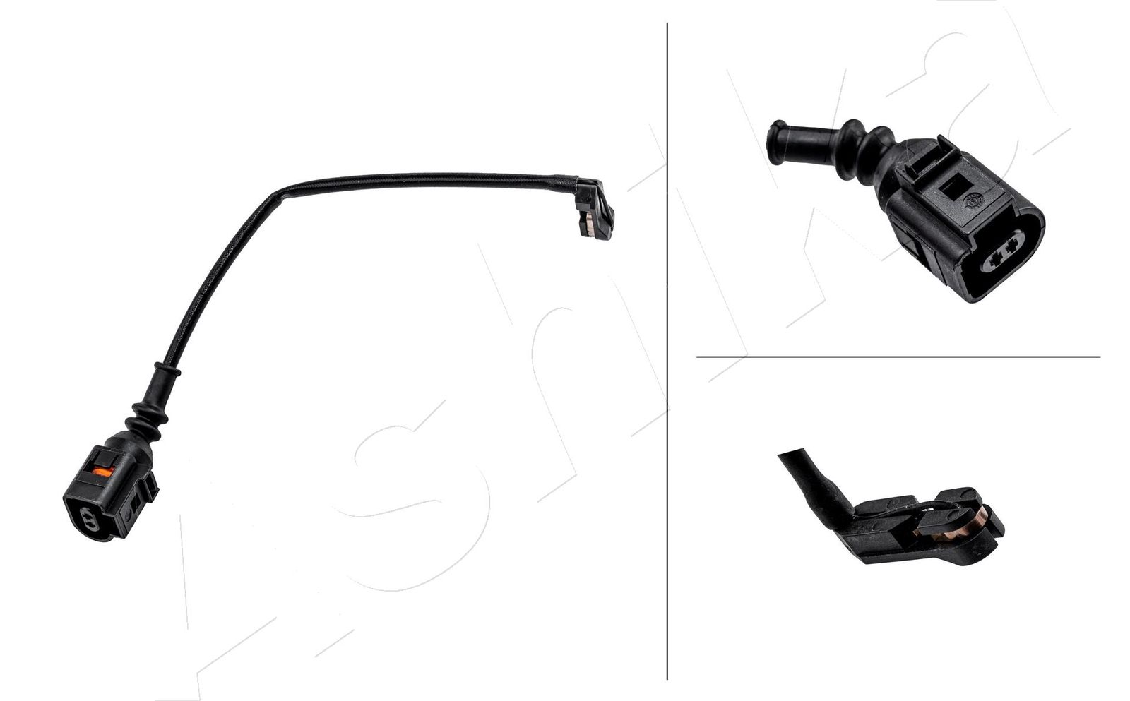 Styk ostrzegawczy, zużycie okładzin hamulcowych ASHIKA BPW-127