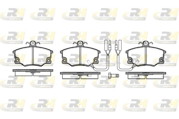 Zestaw klocków hamulcowych, hamulce tarczowe ROADHOUSE 2146.22