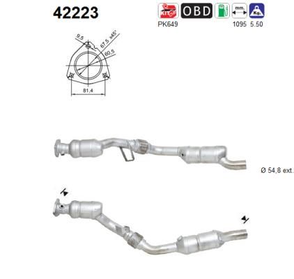 Katalizator AS 8E0254550KX