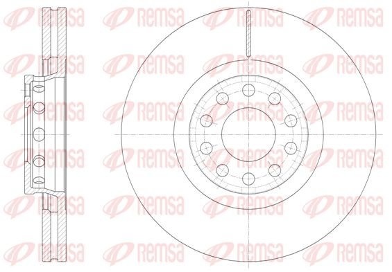 Tarcza hamulcowa KAWE 61362 10