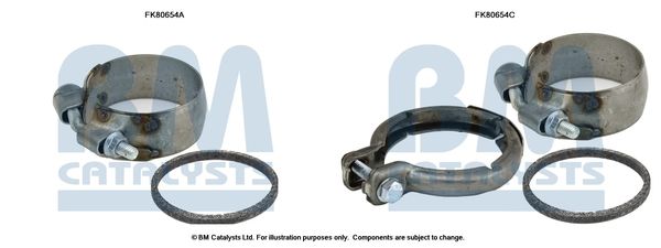 Zestaw montażowy, katalizator BM CATALYSTS FK80654