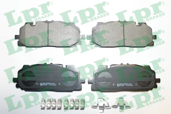 Zestaw klocków hamulcowych, hamulce tarczowe LPR 05P2102K