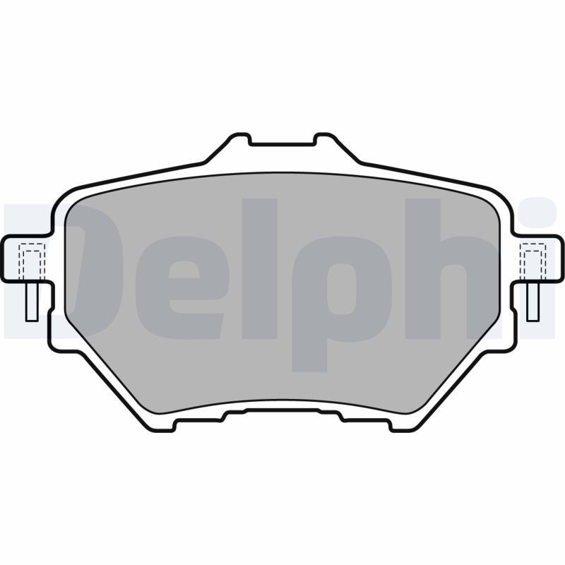 Sada brzdových platničiek kotúčovej brzdy DELPHI LP2505