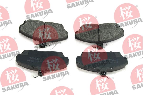 Zestaw klocków hamulcowych, hamulce tarczowe SAKURA 600-40-8030
