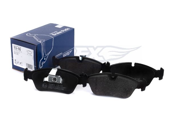 Levně Sada brzdových destiček, kotoučová brzda TOMEX Brakes 13-16