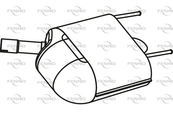 Tłumik końcowy FENNO P43127