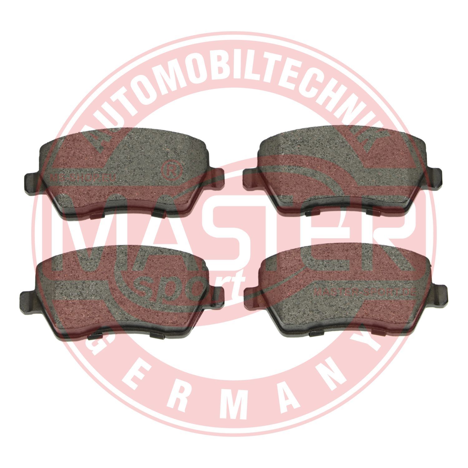 Zestaw klocków hamulcowych, hamulce tarczowe MASTER-SPORT GERMANY 13046027092T-SET-MS