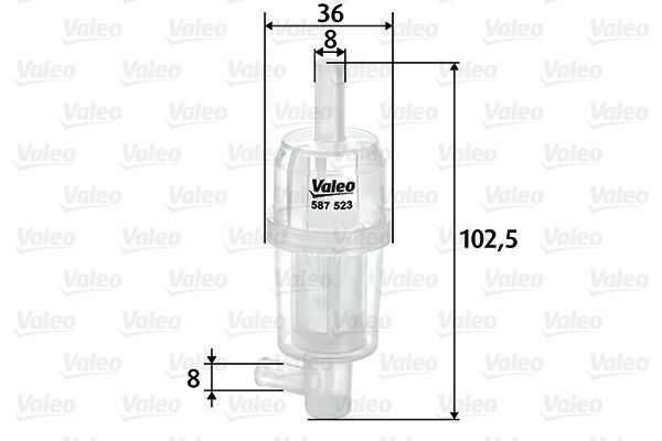 Palivový filter VALEO 587523