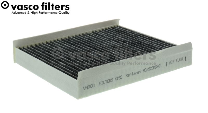 Filtr, wentylacja przestrzeni pasażerskiej DAVID VASCO X195