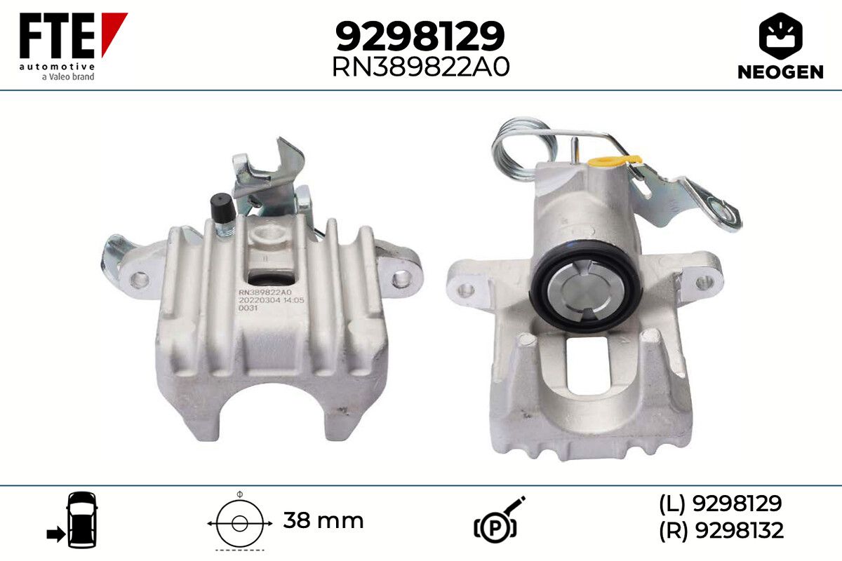 Etrier frana FTE NEOGEN 9298129