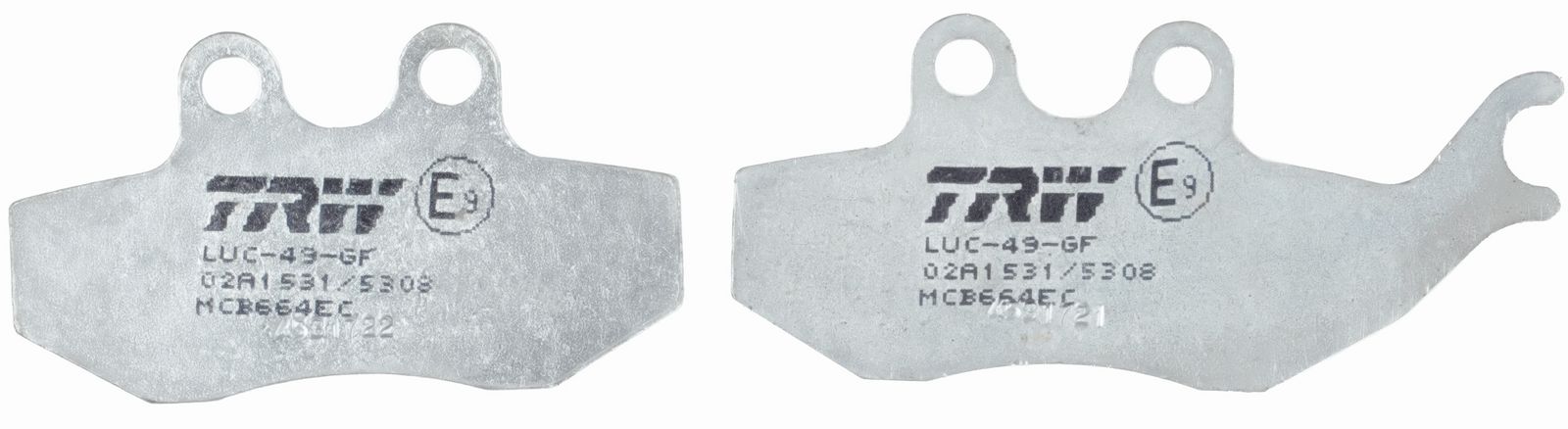 Kit de plaquettes de frein, frein à disque