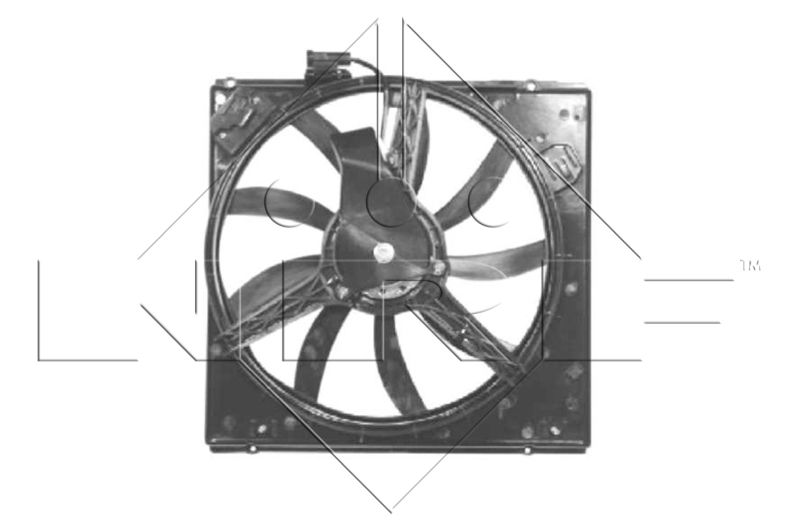 Větrák, chlazení motoru NRF 47052