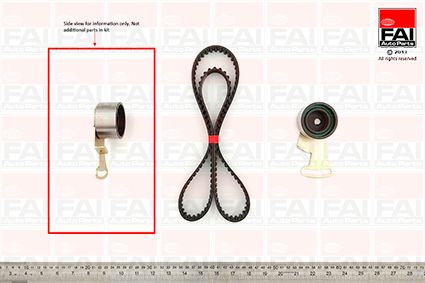 Zestaw paska rozrządu FAI AUTOPARTS TBK81