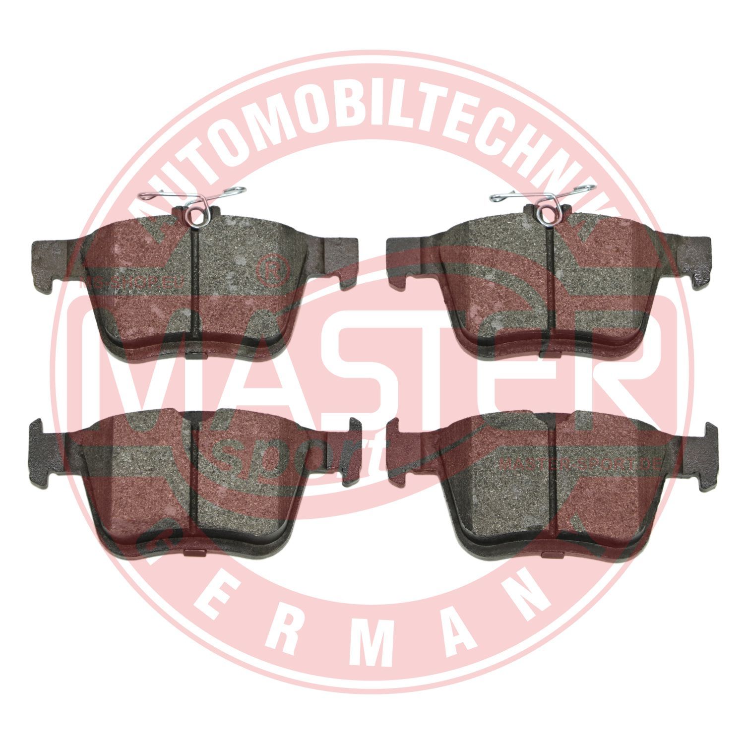 Zestaw klocków hamulcowych, hamulce tarczowe MASTER-SPORT GERMANY 13046072942N-SET-MS