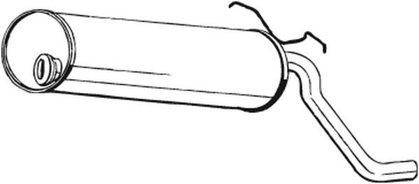 Tłumik końcowy BOSAL 135-569