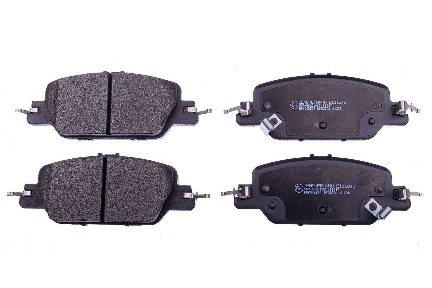 set placute frana,frana disc DENCKERMANN B111640