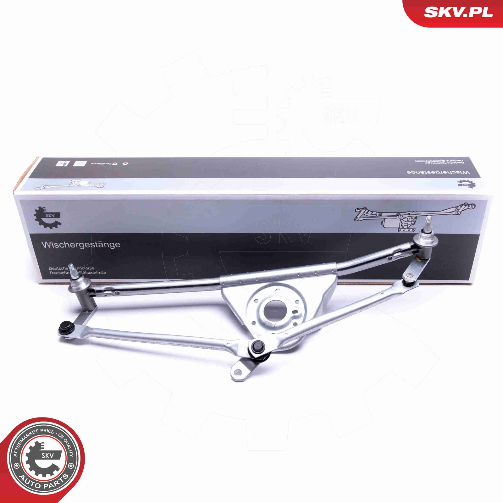 Система тяг и рычагов привода стеклоочистителя