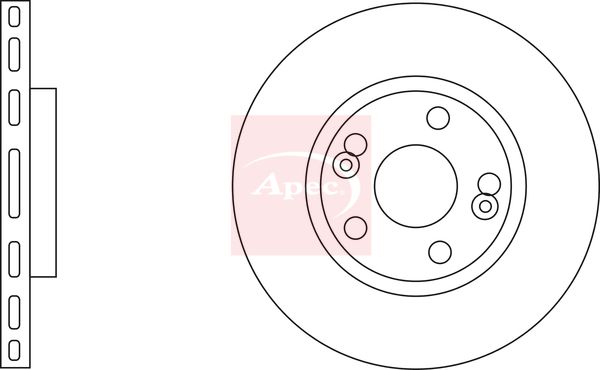 Apec - Front Brake Disc