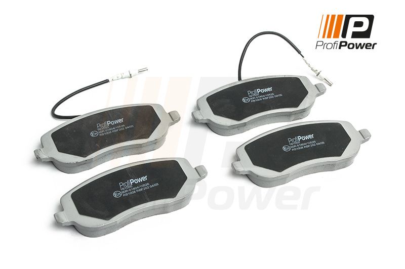 Levně Sada brzdových destiček, kotoučová brzda ProfiPower 1B1050