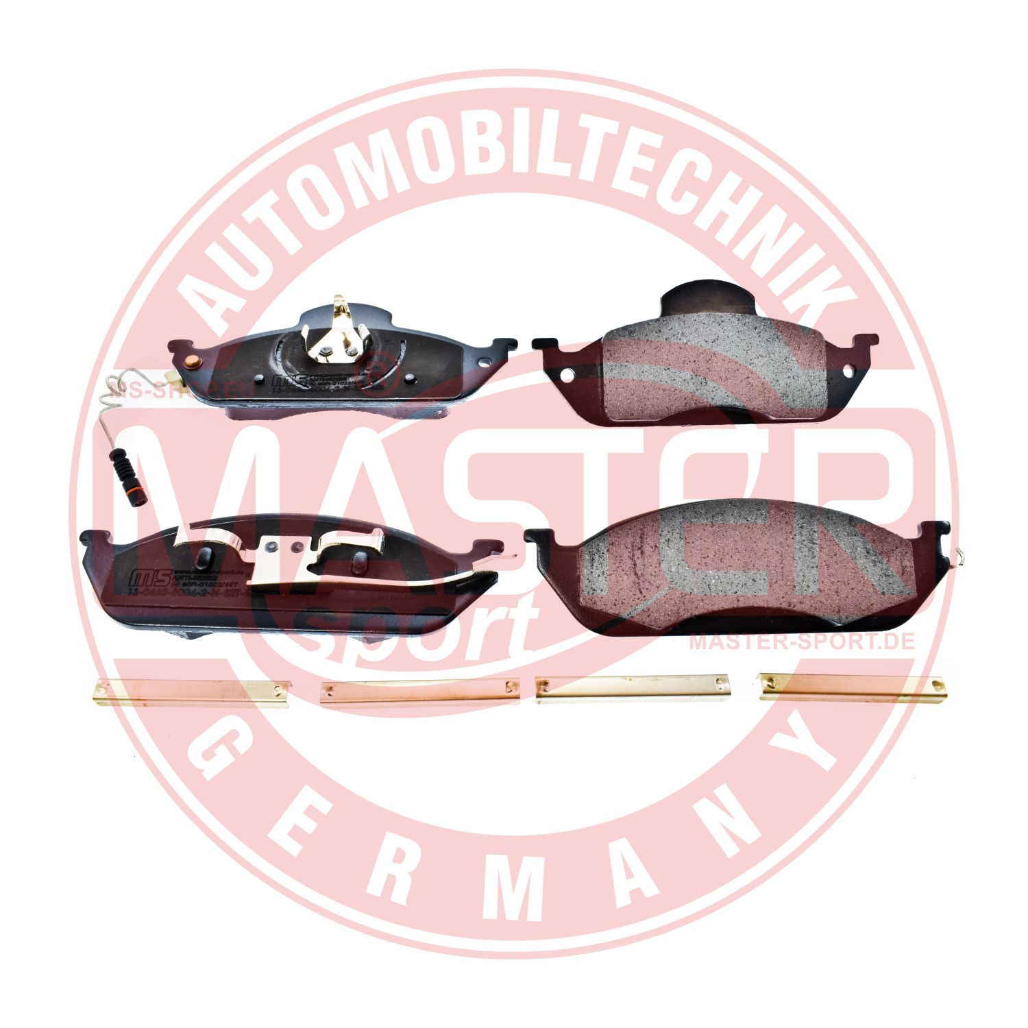 Zestaw klocków hamulcowych, hamulce tarczowe MASTER-SPORT GERMANY 13046080042N-SET-MS