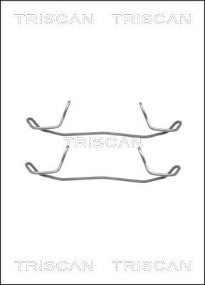 Zestaw akcesoriów, klocki hamulcowe TRISCAN 8105 101565