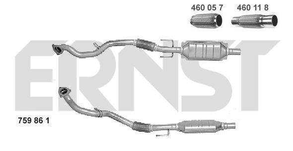 Catalizator ERNST Set 759861