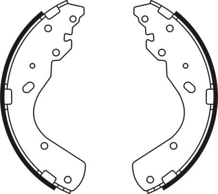 Комплект тормозных колодок