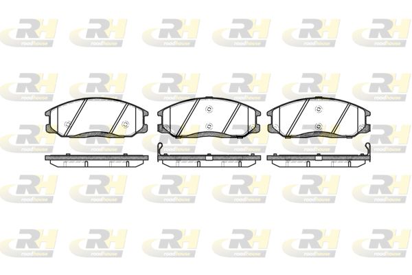 Zestaw klocków hamulcowych, hamulce tarczowe ROADHOUSE 2771.02