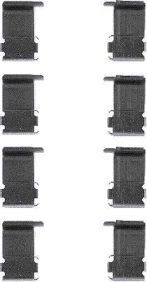 Set accesorii, placute frana TEXTAR 82031200