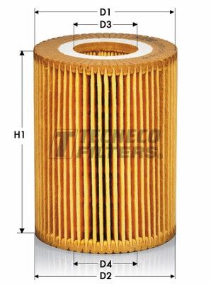 Filtr oleju TECNECO FILTERS OL0110E