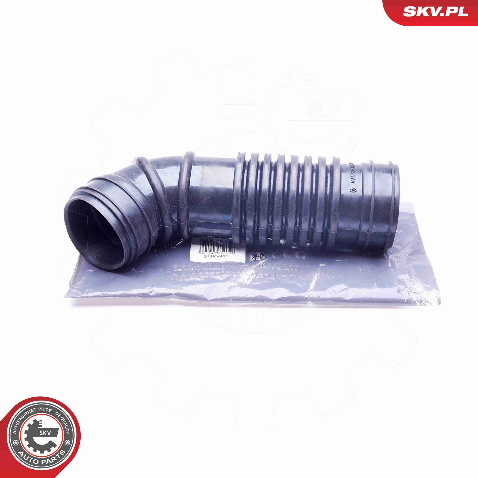 Рукав воздухозаборника, воздушный фильтр