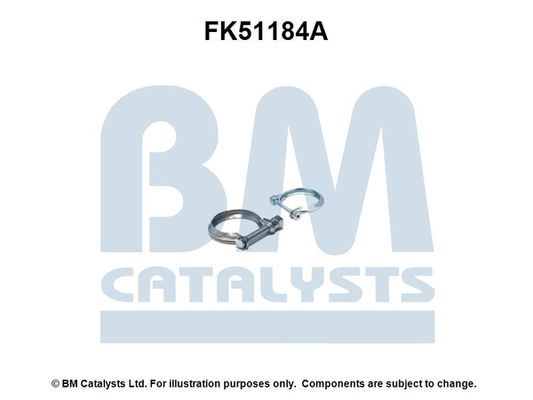 Zestaw montażowy, rura wydechowa BM CATALYSTS FK51184