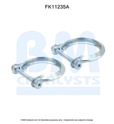 zestaw montażowy, filtr sadzy / filtr cząstek stałych BM CATALYSTS FK11235