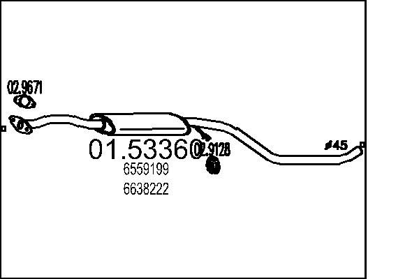 Toba esapamet intermediara MTS 01.53360