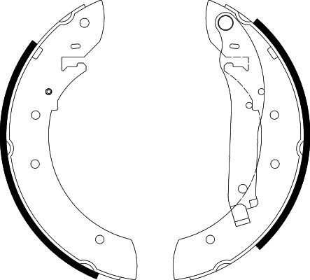 Zestaw szczęk hamulcowych HELLA PAGID 8DB 355 002-011