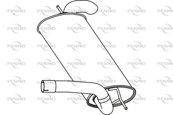 Tłumik końcowy FENNO P23046