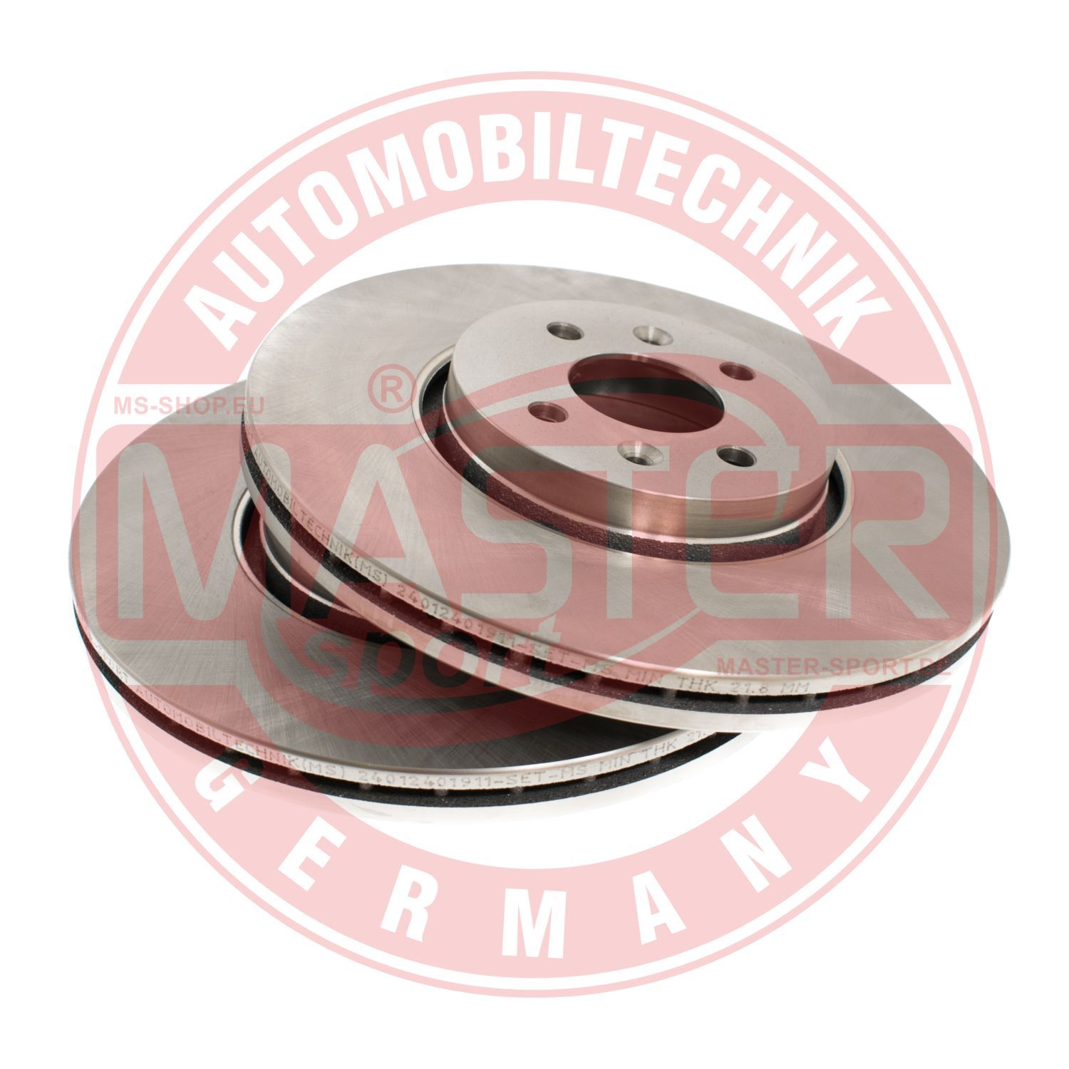 Tarcza hamulcowa MASTER-SPORT GERMANY 24012401911-SET-MS