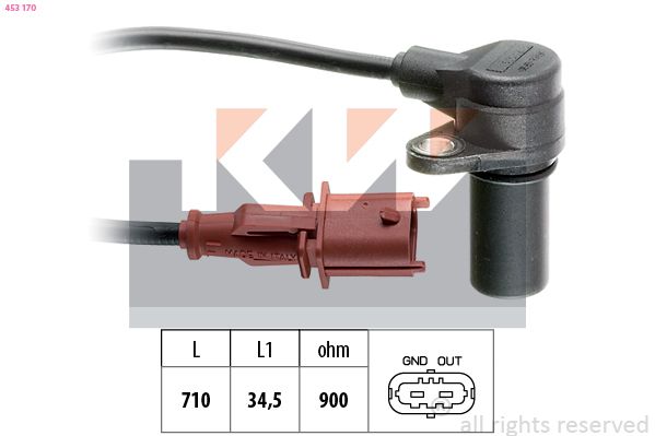 Generátor impulsů, klikový hřídel KW 453 170