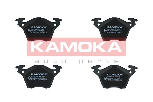 Zestaw klocków hamulcowych, hamulce tarczowe KAMOKA JQ1012610