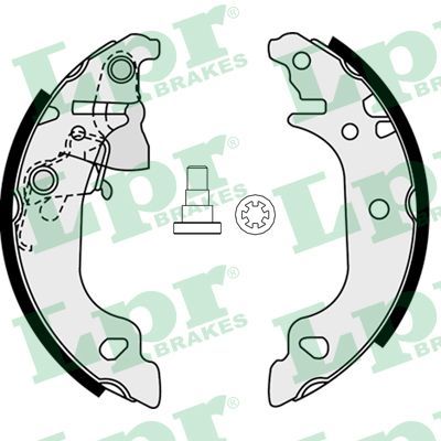 Zestaw szczęk hamulcowych LPR 07920