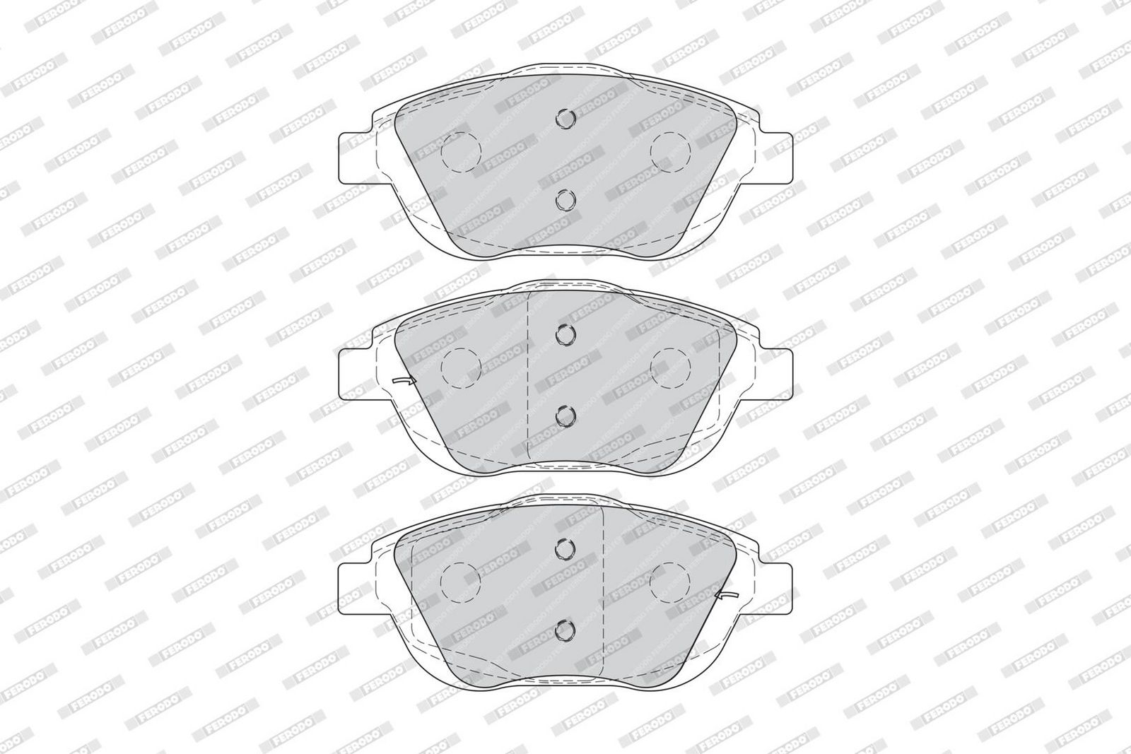 set placute frana,frana disc FERODO PREMIER ECO FRICTION FDB4288