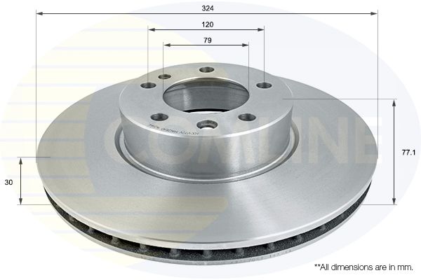 Tarcza hamulcowa COMLINE ADC1772V