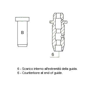 Prowadnica zaworu METELLI 01-1223