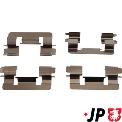 Set accesorii, placute frana JP Group 4864003710