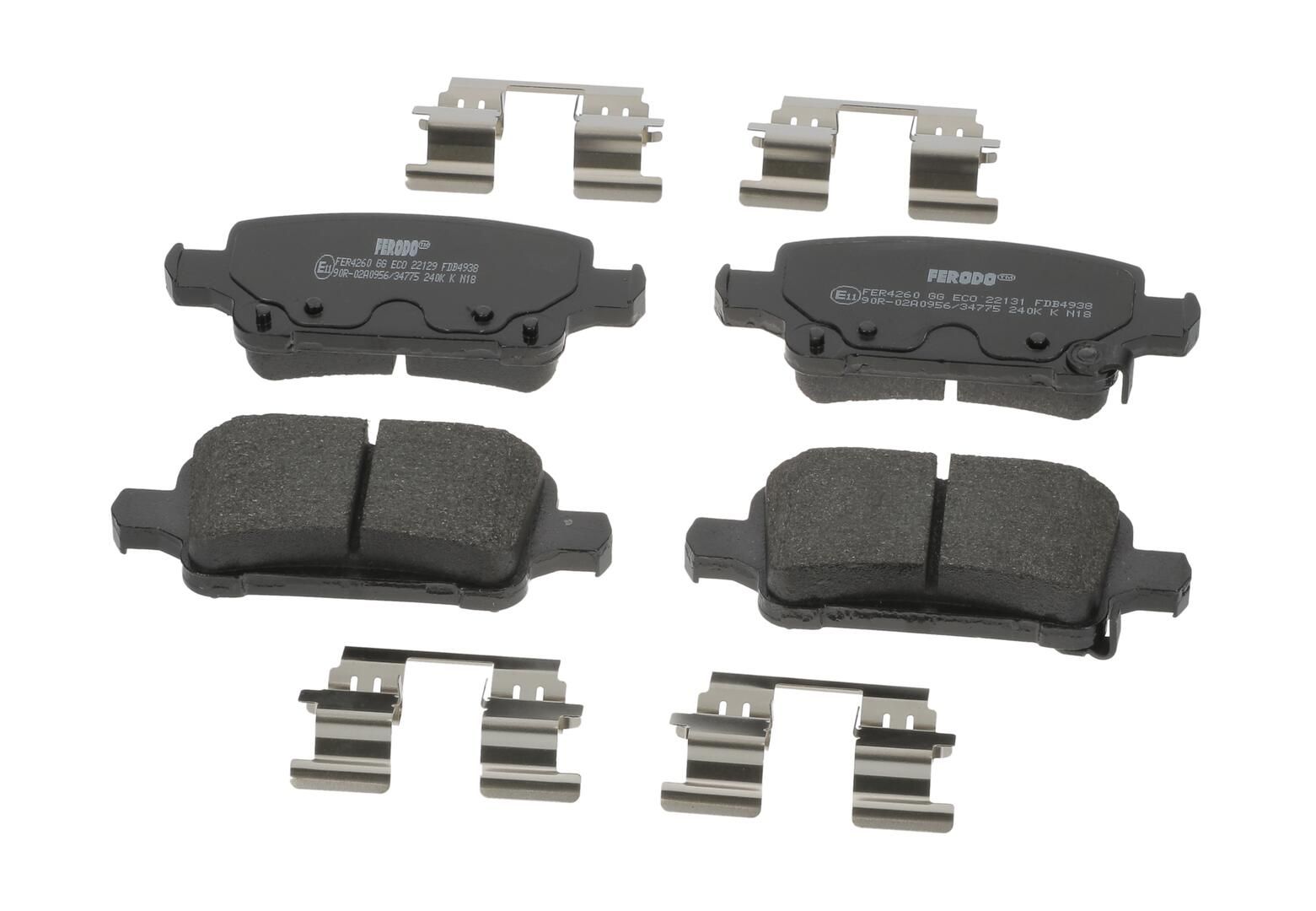 set placute frana,frana disc FERODO FDB4938