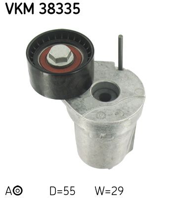 Napínací kladka, žebrovaný klínový řemen SKF VKM 38335
